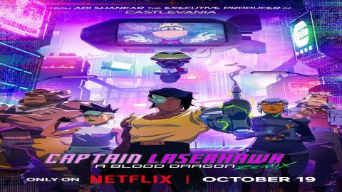 مشاهدة انمي Captain Laserhawk: A Blood Dragon Remix 